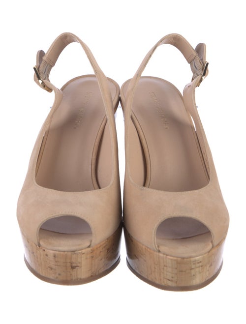 Stuart Weitzman Suede Slingback Sandals