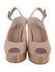 Stuart Weitzman Suede Slingback Sandals