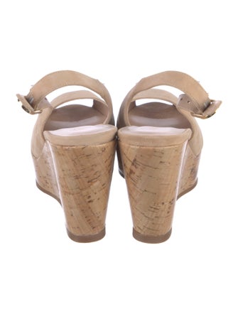 Stuart Weitzman Suede Slingback Sandals