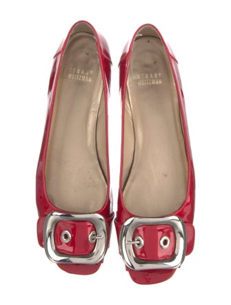 Stuart Weitzman Patent Leather Ballet Flats