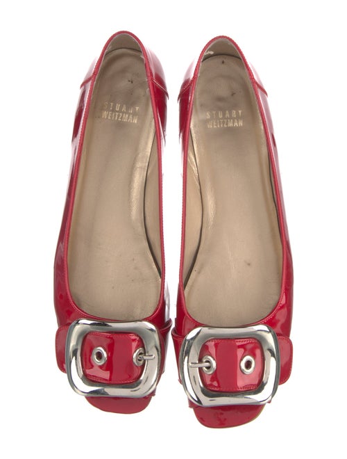 Stuart Weitzman Patent Leather Ballet Flats