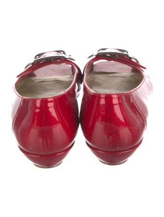 Stuart Weitzman Patent Leather Ballet Flats