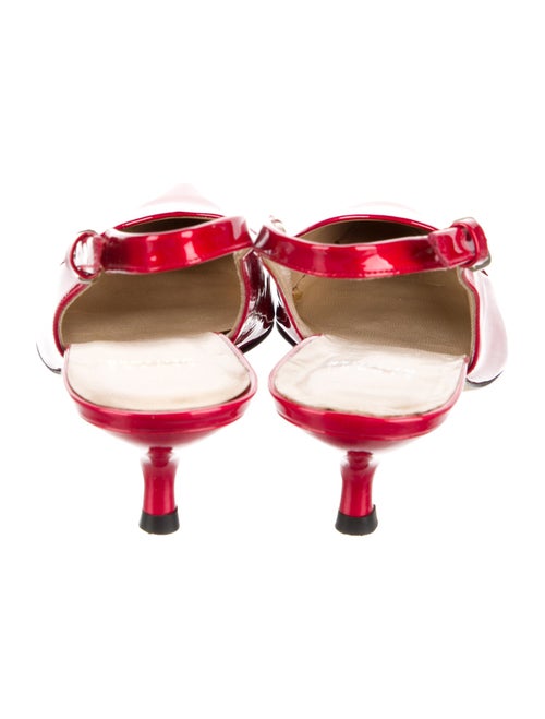 Stuart Weitzman Patent Leather Slingback Pumps