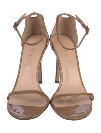 Stuart Weitzman Patent Leather Sandals