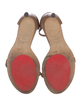 Stuart Weitzman Patent Leather Sandals