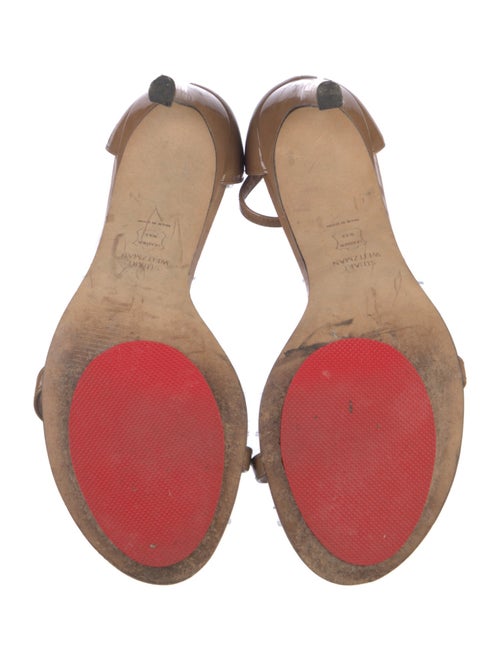 Stuart Weitzman Patent Leather Sandals