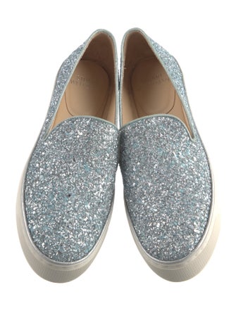 Stuart Weitzman Glitter Glitter Accents Sneakers