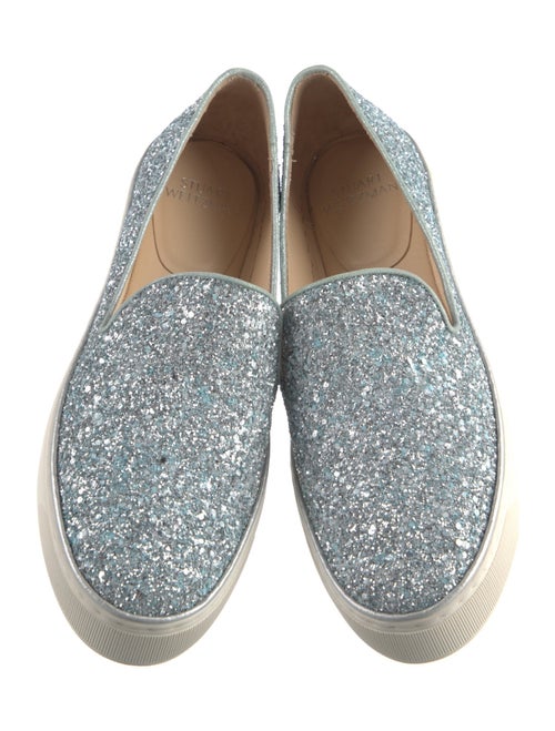 Stuart Weitzman Glitter Glitter Accents Sneakers