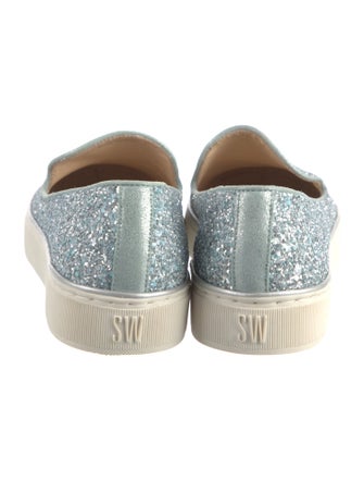 Stuart Weitzman Glitter Glitter Accents Sneakers