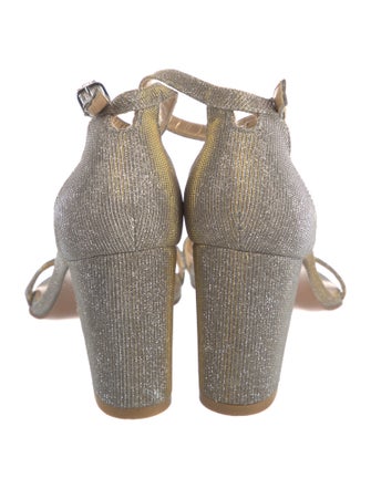 Stuart Weitzman Glitter Glitter Accents Sandals