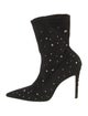 Stuart Weitzman Suede Crystal Embellishments Boots