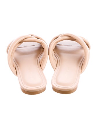 Stuart Weitzman Leather Slides