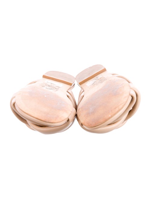 Stuart Weitzman Leather Slides