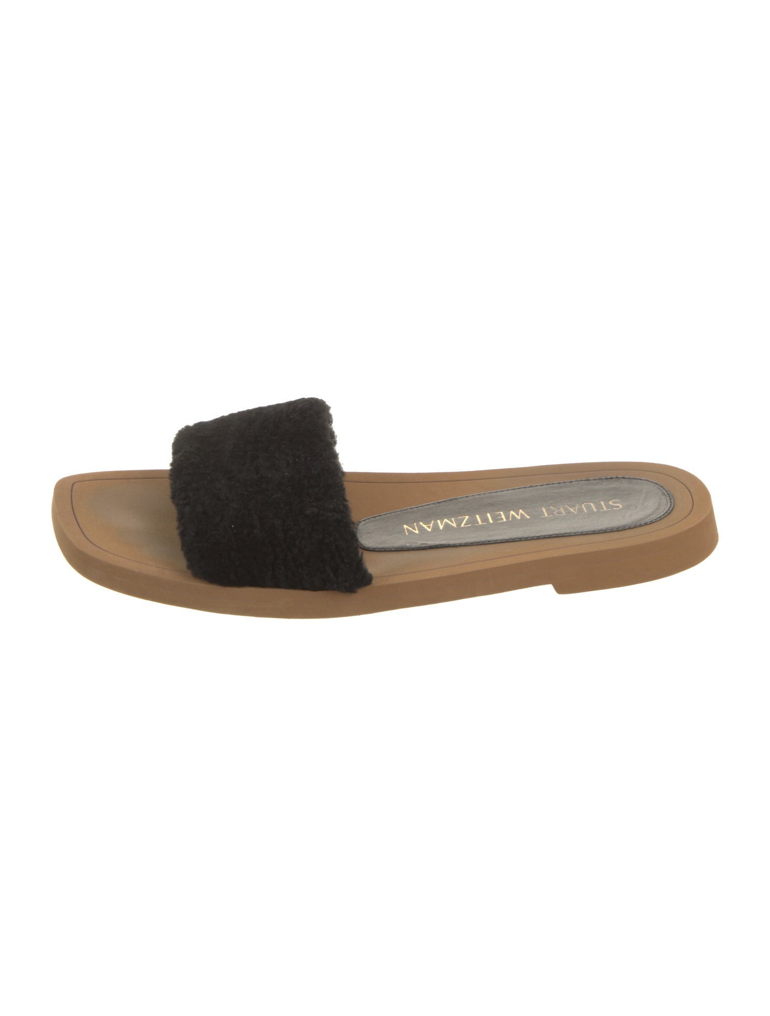 Stuart Weitzman Shearling Slides