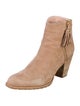 Stuart Weitzman Suede Tassel Accents Western Boots