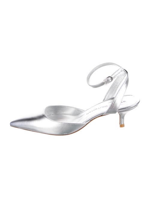 Stuart Weitzman Leather Slingback Pumps