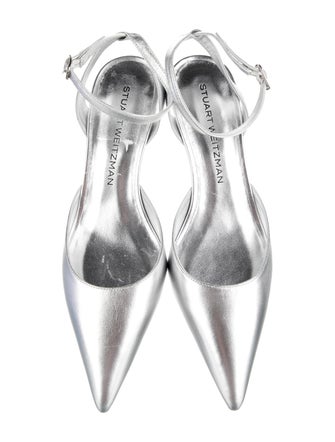 Stuart Weitzman Leather Slingback Pumps