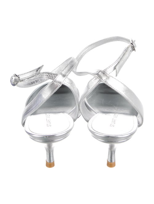 Stuart Weitzman Leather Slingback Pumps