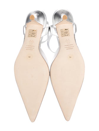 Stuart Weitzman Leather Slingback Pumps