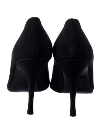 Stuart Weitzman Suede Crystal Embellishments Pumps