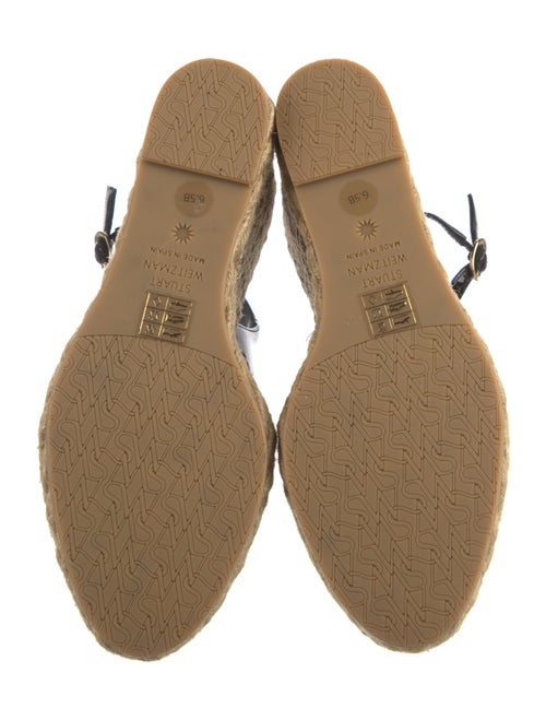 Stuart Weitzman Patent Leather Espadrilles