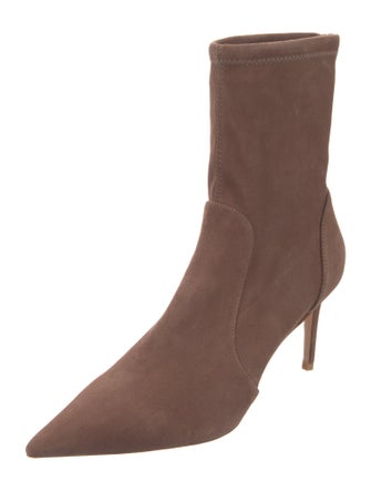Stuart Weitzman Suede Sock Boots