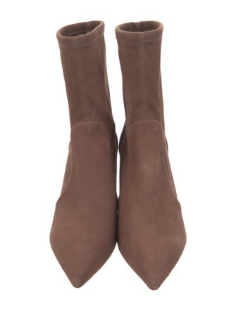 Stuart Weitzman Suede Sock Boots