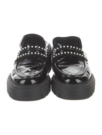 Stuart Weitzman Patent Leather Mules