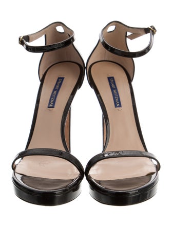 Stuart Weitzman Patent Leather Sandals