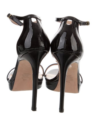 Stuart Weitzman Patent Leather Sandals