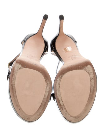 Stuart Weitzman Patent Leather Sandals