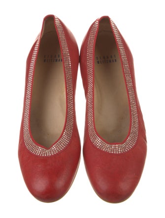 Stuart Weitzman Leather Ballet Flats