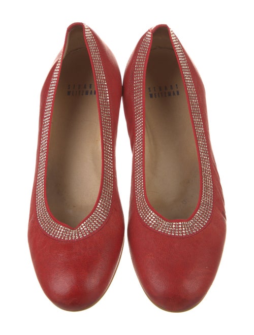 Stuart Weitzman Leather Ballet Flats