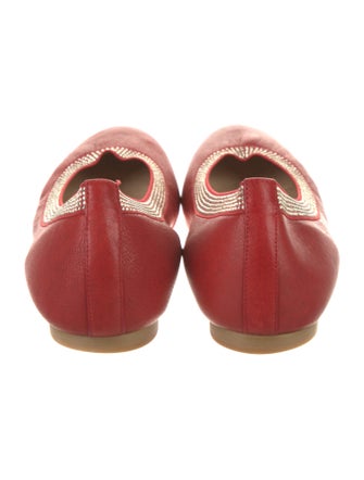 Stuart Weitzman Leather Ballet Flats