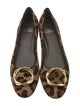 Stuart Weitzman Ponyhair Animal Print Ballet Flats