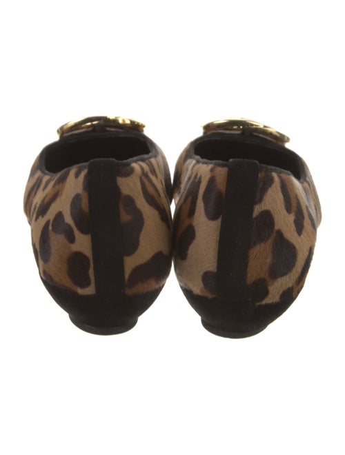 Stuart Weitzman Ponyhair Animal Print Ballet Flats
