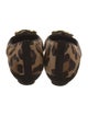 Stuart Weitzman Ponyhair Animal Print Ballet Flats
