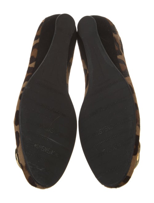 Stuart Weitzman Ponyhair Animal Print Ballet Flats