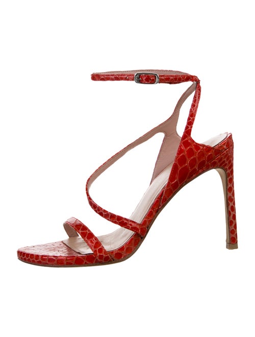 Stuart Weitzman Leather Slingback Sandals