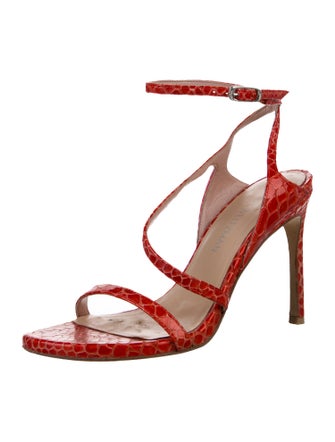 Stuart Weitzman Leather Slingback Sandals