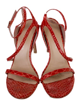 Stuart Weitzman Leather Slingback Sandals