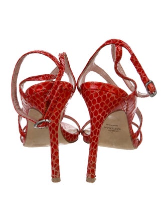 Stuart Weitzman Leather Slingback Sandals