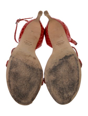 Stuart Weitzman Leather Slingback Sandals