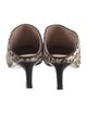 Stuart Weitzman Ponyhair Animal Print Mules