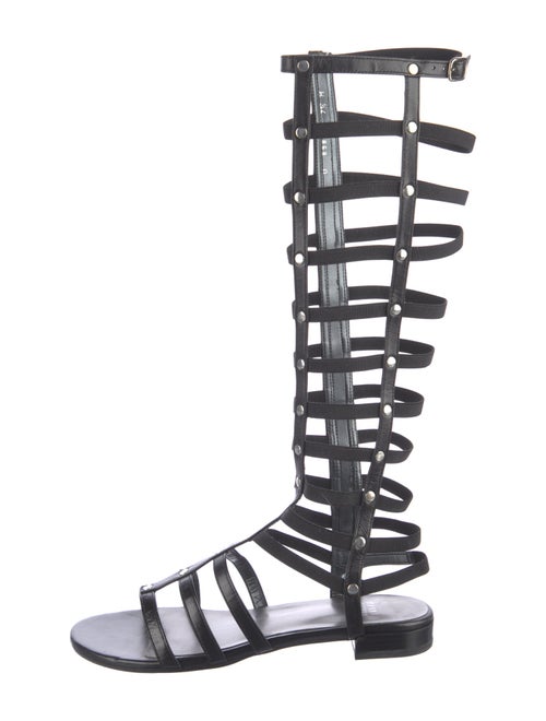 Stuart Weitzman Leather Gladiator Sandals
