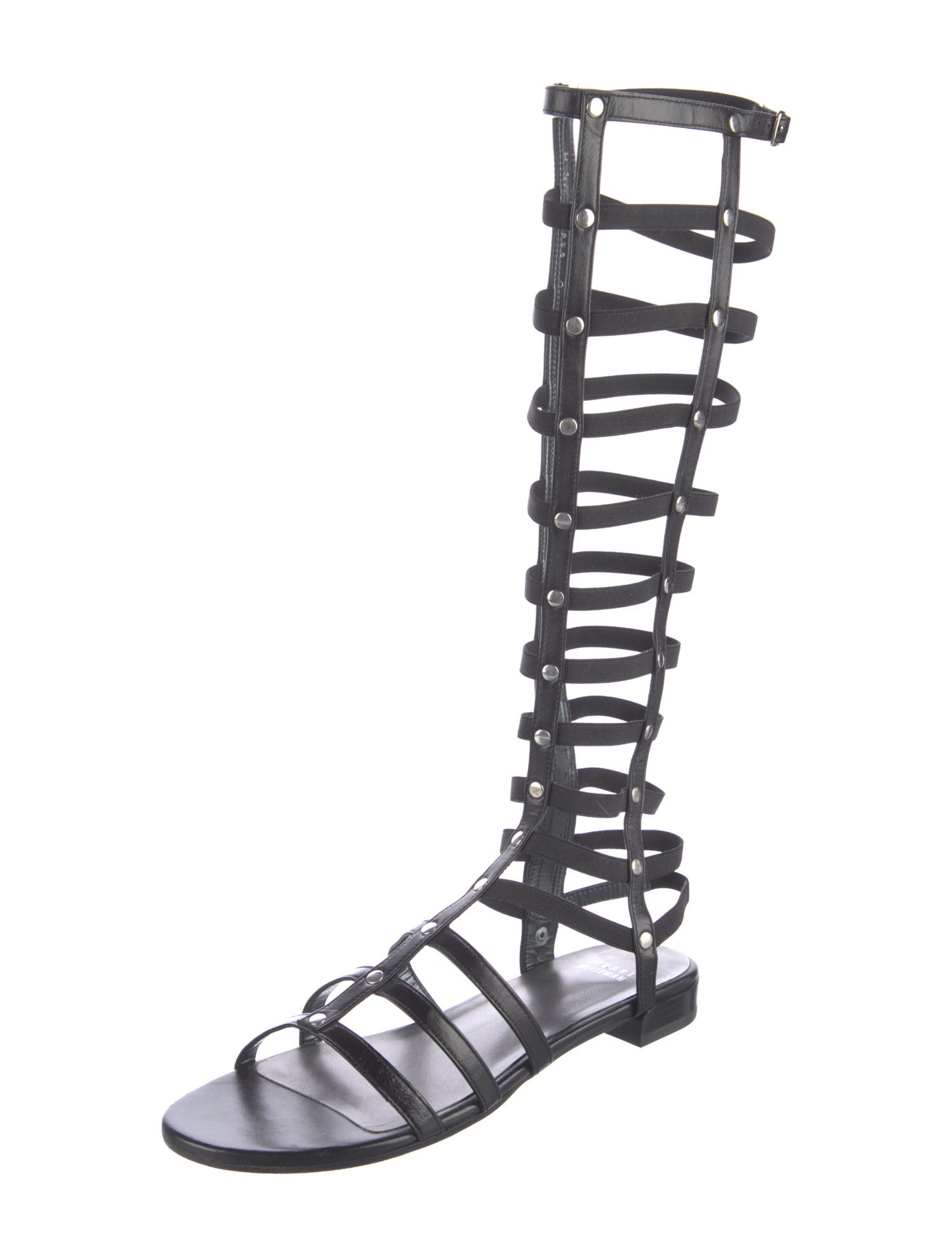 Stuart Weitzman Leather Gladiator Sandals