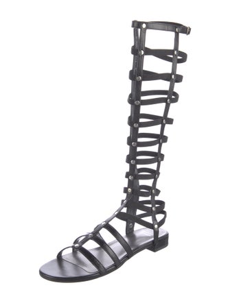 Stuart Weitzman Leather Gladiator Sandals