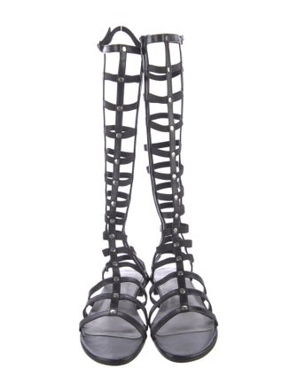 Stuart Weitzman Leather Gladiator Sandals