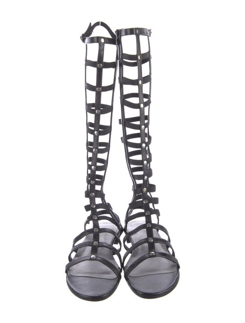 Stuart Weitzman Leather Gladiator Sandals