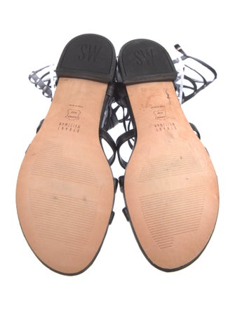 Stuart Weitzman Leather Gladiator Sandals